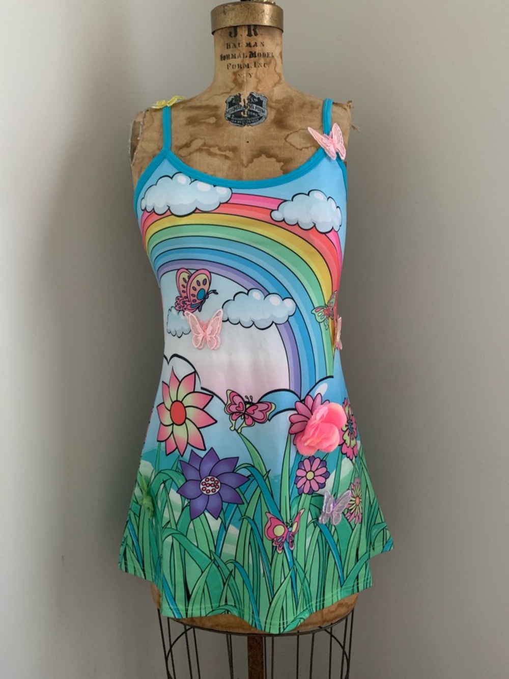 NWT Dolls kill Trickz N’ Treatz  Here to Blossom Floral Garden Mini Dress, XS